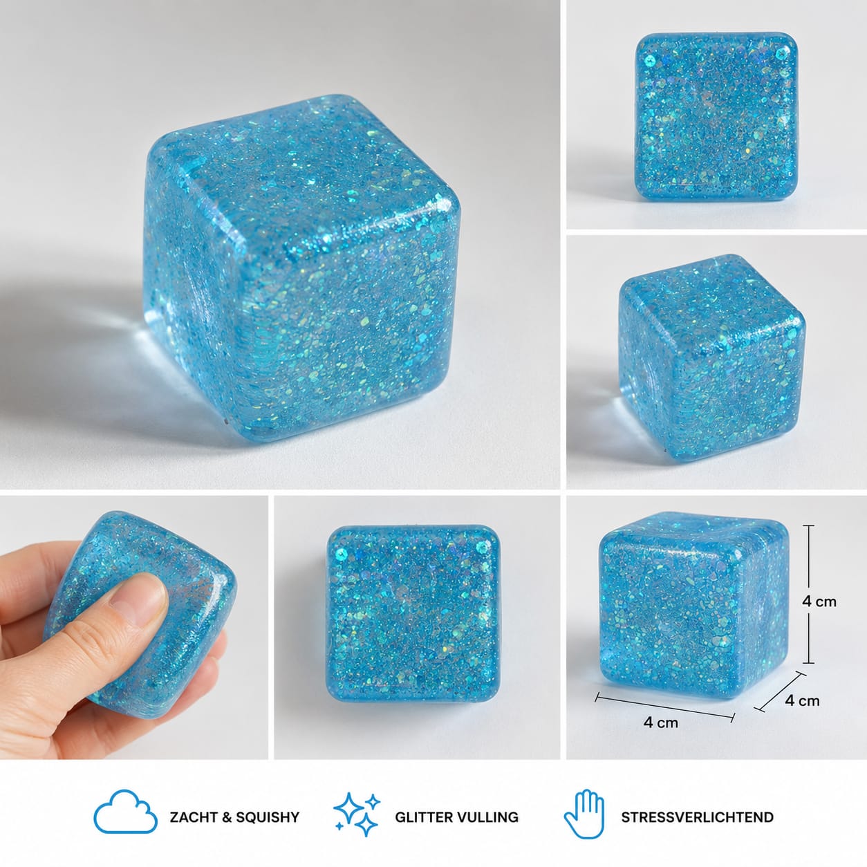 Ice cube met glitter