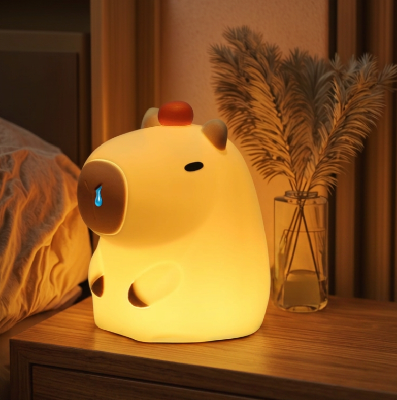 Capibara Nachtlampje β Zacht Siliconen LED Lampje πΉπ‘