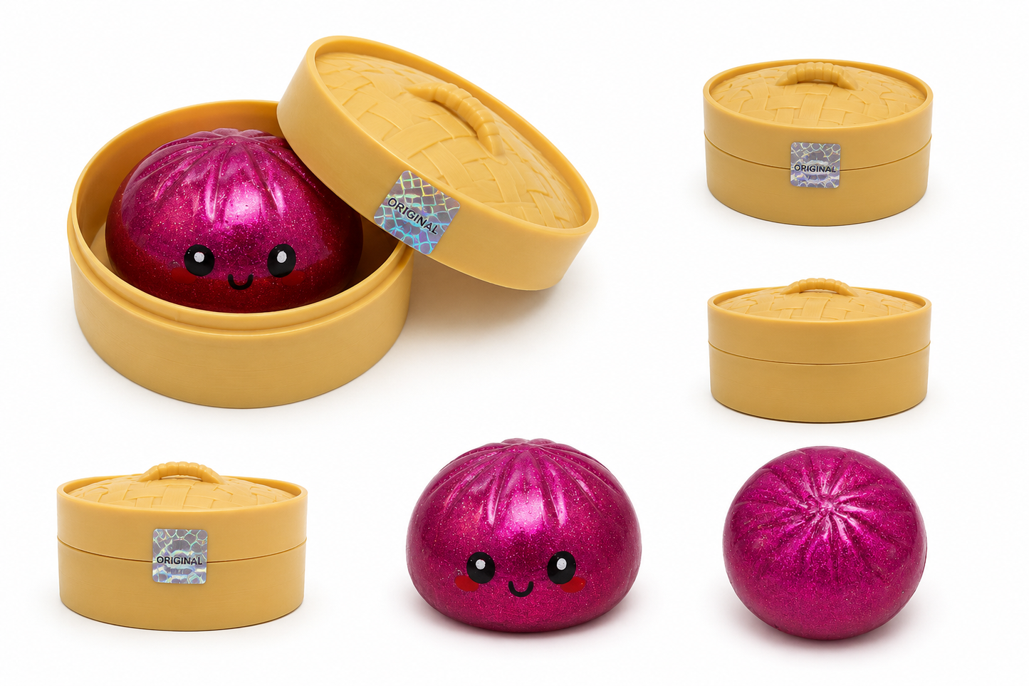 Squishy Dumpling de nieuwste Glitter Orbeez ca. 8,5 cm