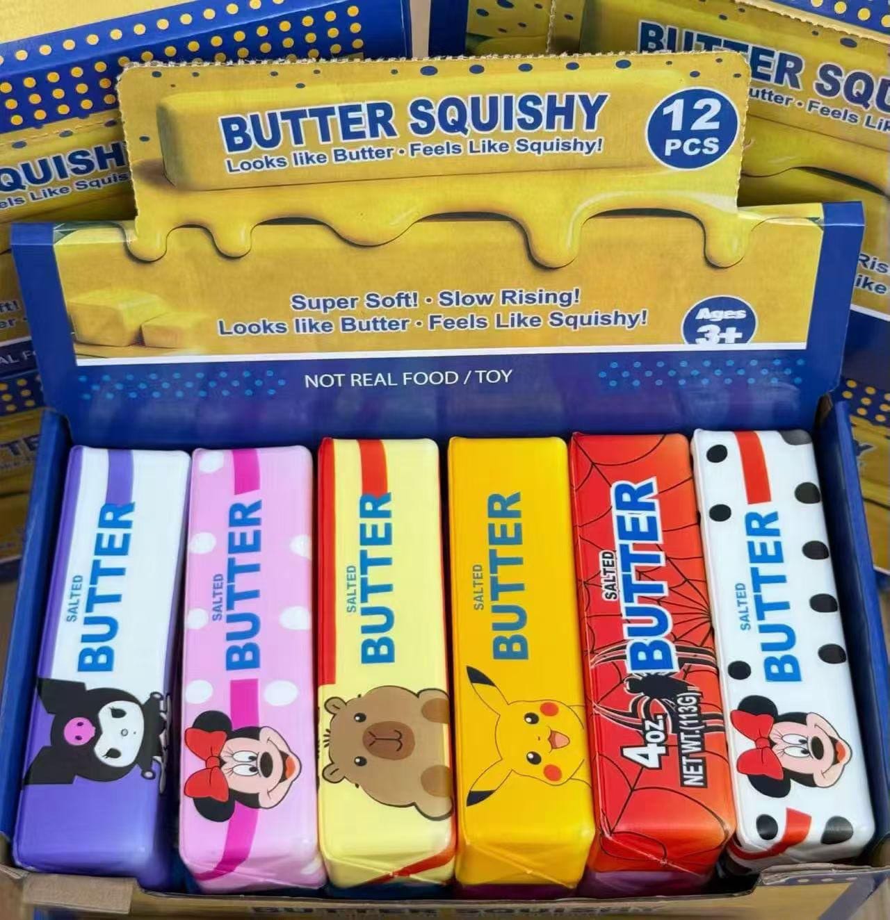 Butter Squishy in 6 super mooie kleuren