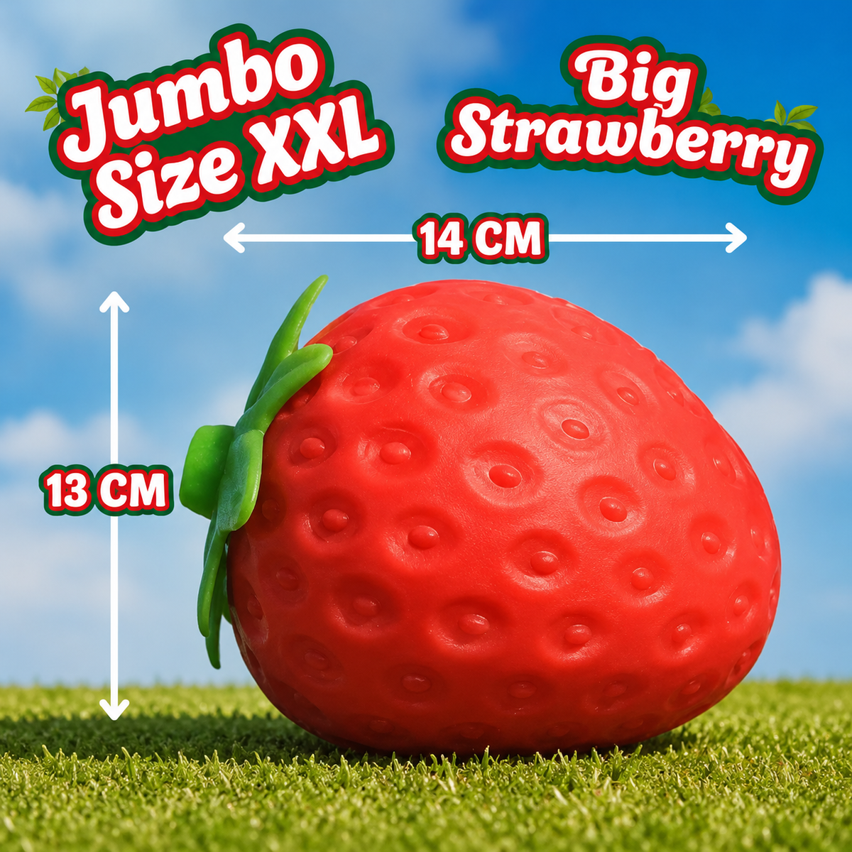 Strawberry XXL Squishy 14 cm