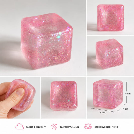 Ice cube met glitter