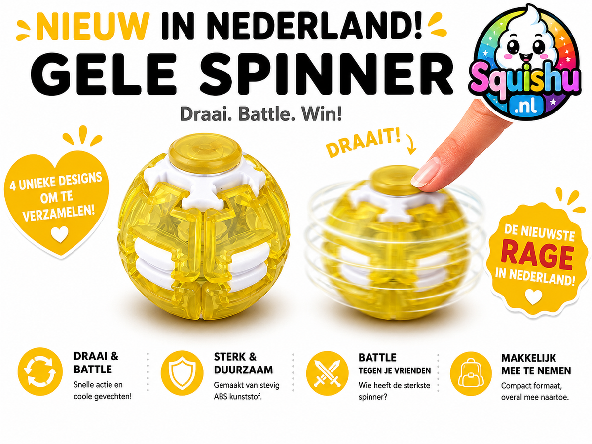 Spinner Ball geel