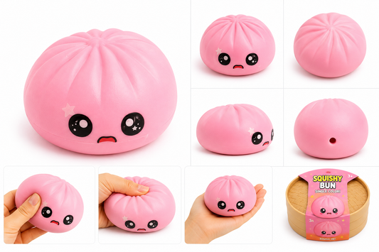 Dumpling Squishy bun single color blind box ca. 8,5 cm.