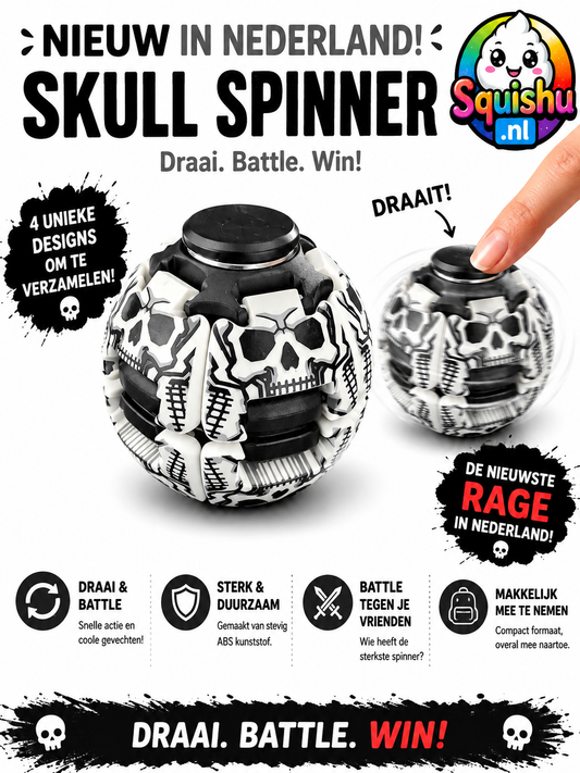 Spinner Ball Skull (halloween)