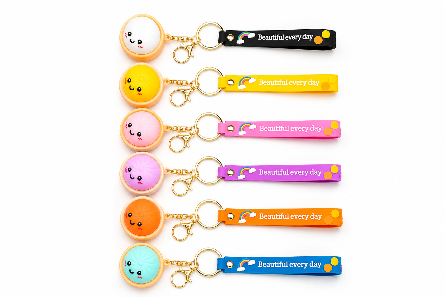 Dumpling Sleutelhanger – Kawaii Accessoire 4,5 cm